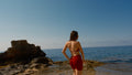 Top Rojo tirante fino y frunce central - Hot Summer Capsule